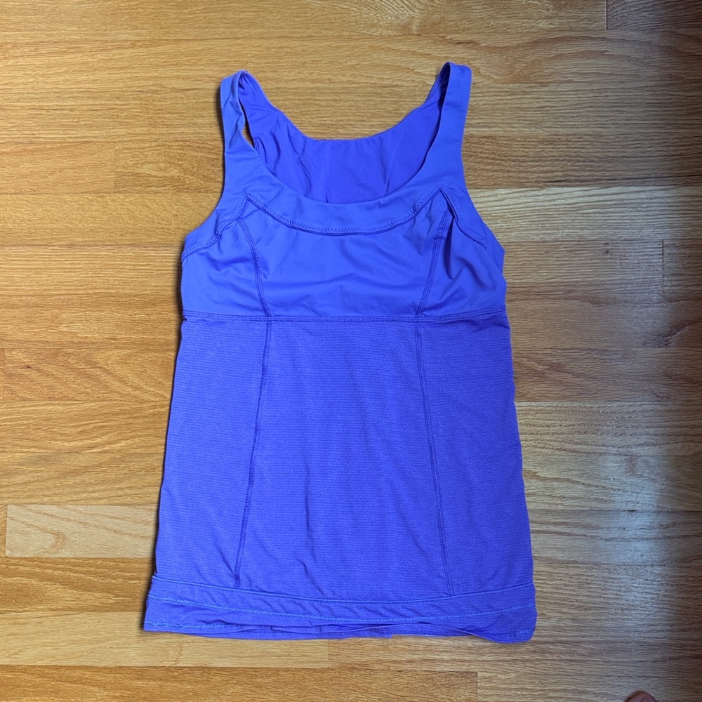 Lululemon Athletica Vibrant Purple Tank Top